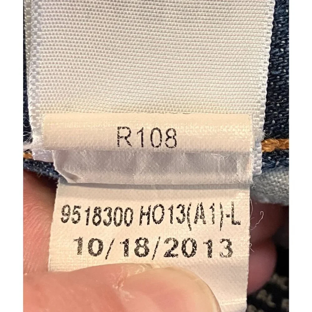 Lucky Brand 329 Mens Vintage 2013 Classic Straight Jeans Size 34x31 Blue AN EXC - Picture 8 of 13
